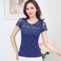 Crystal Blouse Elegant Casual Women Fashion Lady Woman