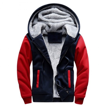 Modern Male Casual Reinforced Hooded Sweatshirt