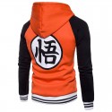 Moletom Dragon Ball Estampado Com Capuz Zipper Casual