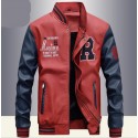 Casaco Masculino Zipper Estampado Manga longa Casual