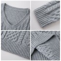 Women Sweater Pullovers Long Sleeve Knit Sweater