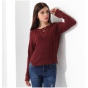 Women's Long Sleeve Sweater Sexy Winter Pullover GareMay