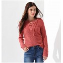 Women's Long Sleeve Sweater Sexy Winter Pullover GareMay