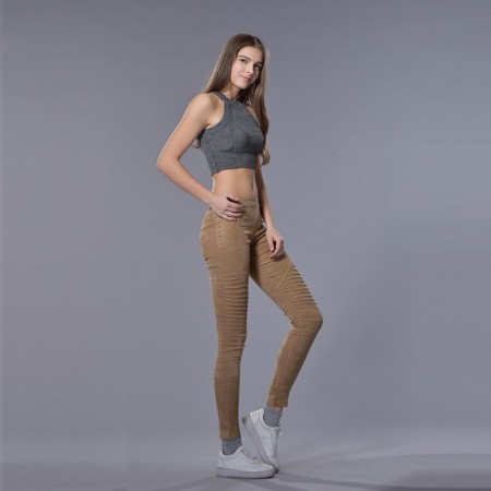 Calça Legging Feminina Cintura Alta Elastica Casual De Treino Corrida