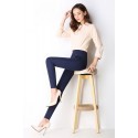 Calça Legging Feminina Estilo Casual Cintura Alta Fashion