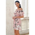 Women's Floral Dress Casual Summer Style Short Beach Women's