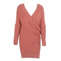 Vestido Elegante Casual Manga Comprida Pullover Feminino SIMPLEE