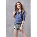 Women's Blouse Half Sleeve Floral Loose Casual Fashion Style