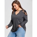 Blusa Magan Comprida Feminina Casual Estilo Formal