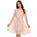 Women's Casual Dress Short Sleeve Summer Polka Dot Print