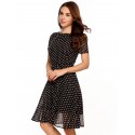 Women's Casual Dress Short Sleeve Summer Polka Dot Print