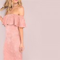 Fashionable Dress Sexy Party Style Sexy Club Formal Ruffle