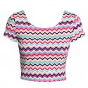 Mini Blusa Colorida Top T Fitness Acadmeia Urbana Linda