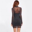 Black Sexy Women's Dress Sexy Summer Style High Fashion