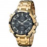 Clock Digital Sport Classic Analog Quartz Men Gold