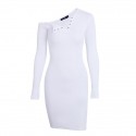 Fashion Elastic Long Sleeve Women's Dress Fashionable Style