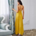 Vestido Longo de Feminino Festa Elegante Estilo Formal Basico Amarelo