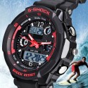 Aquatico Watch Sports Male Digital and Analog Rubber
