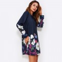 Women's Casual Floral Dress Casual Short Sleeve