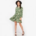 Women's Casual Floral Dress Autumn Style Casual