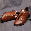 Shoes Social Yellow Male Leather Elegant Casual Shoe