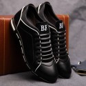 Shoes Social Yellow Male Leather Elegant Casual Shoe