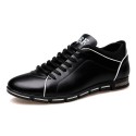 Shoes Social Yellow Male Leather Elegant Casual Shoe