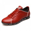 Shoes Social Yellow Male Leather Elegant Casual Shoe