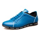 Shoes Social Yellow Male Leather Elegant Casual Shoe