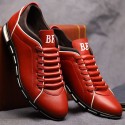 Shoes Social Brown Male Leather Elegant Casual Shoe