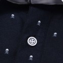 Casual Shirt Men's Long Sleeve Skull Pattern