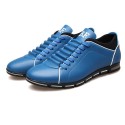 Shoes Social Red Male Leather Elegant Casual Shoe