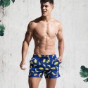 Short Batedeira Estampado Bananas Masculino Curto Moda Verão Praia