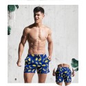 Short Batedeira Estampado Bananas Masculino Curto Moda Verão Praia