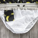 Short Batedeira Estampado Bananas Masculino Curto Moda Verão Praia