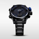 Men's Watch Quartz Sports Multifunction Stainless Steel