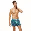 Short Pra Badedeira Men's Short Floral Striped Promo A Adjustable