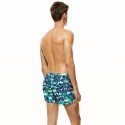 Short Pra Badedeira Men's Short Floral Striped Promo A Adjustable