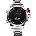 Men's Watch Quartz Sports Multifunction Stainless Steel