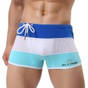 Men's BodyBuilding Underwear Fashion Summer Beach Striped Sunga