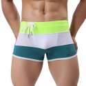 Men's BodyBuilding Underwear Fashion Summer Beach Striped Sunga