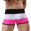 Men's BodyBuilding Underwear Fashion Summer Beach Striped Sunga