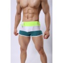 Men's BodyBuilding Underwear Fashion Summer Beach Striped Sunga