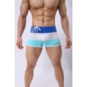 Men's BodyBuilding Underwear Fashion Summer Beach Striped Sunga