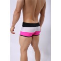 Men's BodyBuilding Underwear Fashion Summer Beach Striped Sunga