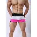 Men's BodyBuilding Underwear Fashion Summer Beach Striped Sunga