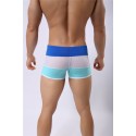 Men's BodyBuilding Underwear Fashion Summer Beach Striped Sunga