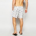 Men's White Minimalist Shorts