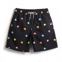 Short de Batedeira Pac-Man Estampado Masculino Moda Praia Curto