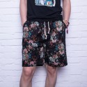 Men's Floral Short Print Casual Fashion Youth Urban Funk